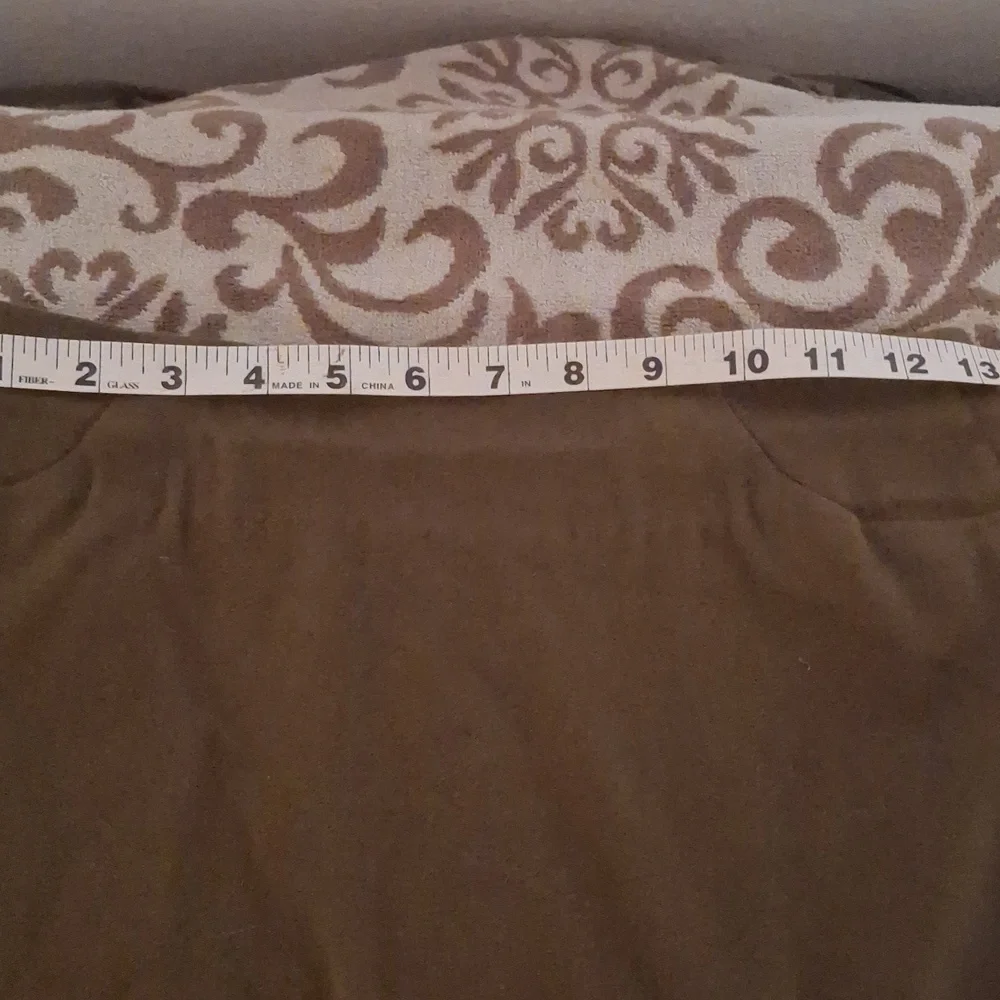 Vintage Bonwit Teller Traina Norell Olive Skirt Set with Black Accents - Picture 9 of 16